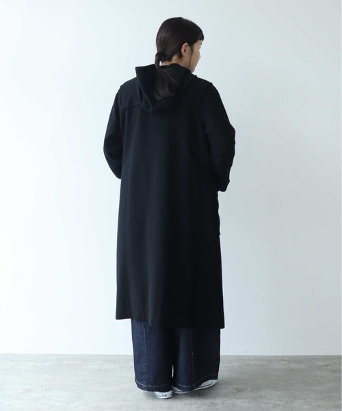 yuni(ユニ )の「super100 Wool ロングダッフルコート 1701CO013242(ダッフルコート・レディース・ブラック・FREE)」の7枚目の写真