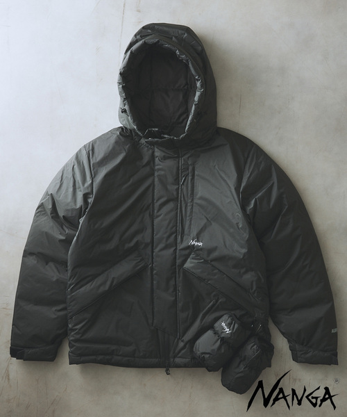 NANGA（ナンガ）の「《追加》NANGA / ナンガ 別注 AURORA -TEX(R) ダウンジャケット（ダウンジャケット/コート・メンズ・オリーブ/ブラック/キャメル/チャコールグレー・X-LARGE/LARGE/MEDIUM）」の3枚目の写真
