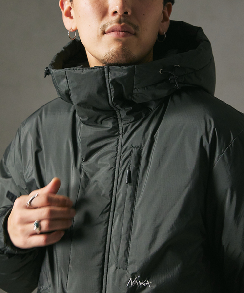 NANGA（ナンガ）の「《追加》NANGA / ナンガ 別注 AURORA -TEX(R) ダウンジャケット（ダウンジャケット/コート・メンズ・オリーブ/ブラック/キャメル/チャコールグレー・X-LARGE/LARGE/MEDIUM）」の14枚目の写真