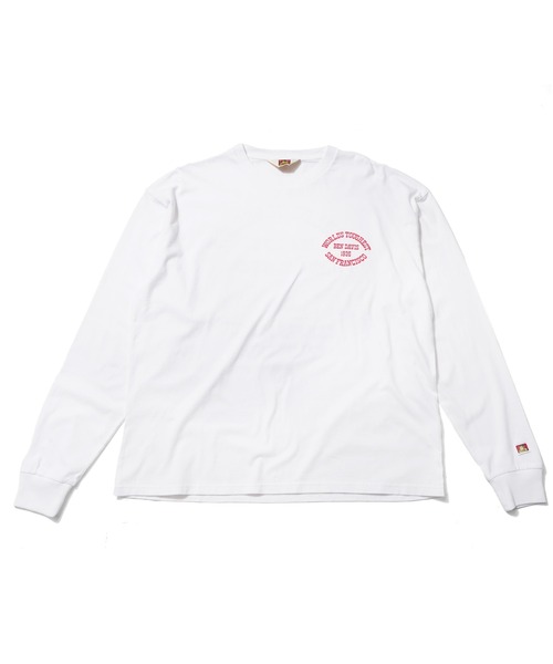 BEN DAVIS(ベンデイビス)の「《BEN DAVIS PROJECT LINE》PRINT LONG T-SHIRTS(Tシャツ/カットソー・メンズ・ブラック/オリーブ/ホワイト・MEDIUM/LARGE/X-LARGE)」の1枚目の写真