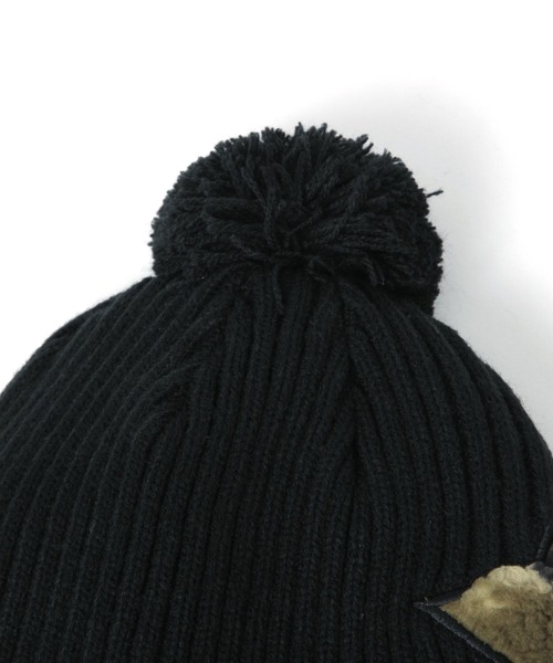 Champion（チャンピオン）の「【Champion(チャンピオン）】リブミミツキワッチ（KIDS）（ニットキャップ/ビーニー・キッズ・グリーン/ネイビー/ブルー/ブラック・FREE）」の6枚目の写真