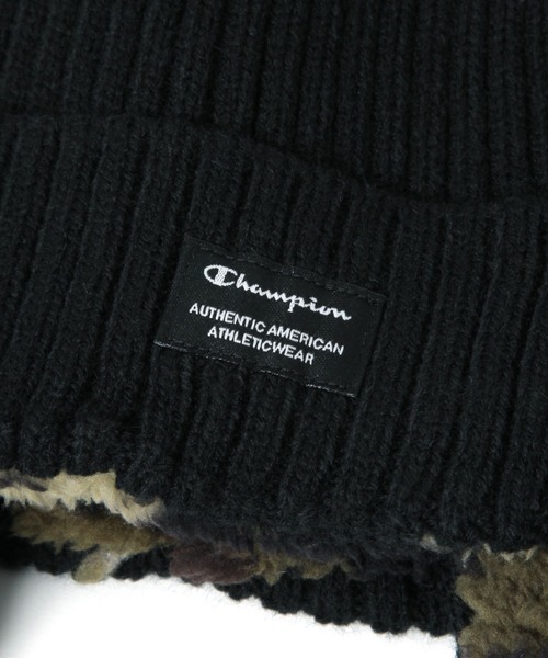 Champion（チャンピオン）の「【Champion(チャンピオン）】リブミミツキワッチ（KIDS）（ニットキャップ/ビーニー・キッズ・グリーン/ネイビー/ブルー/ブラック・FREE）」の7枚目の写真