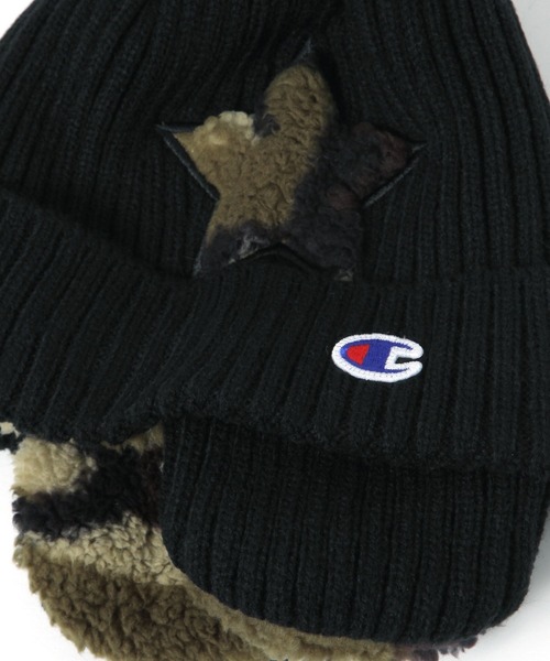 Champion（チャンピオン）の「【Champion(チャンピオン）】リブミミツキワッチ（KIDS）（ニットキャップ/ビーニー・キッズ・グリーン/ネイビー/ブルー/ブラック・FREE）」の8枚目の写真