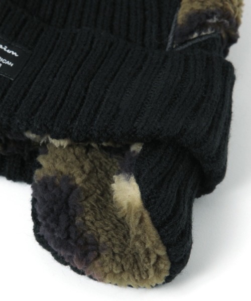 Champion（チャンピオン）の「【Champion(チャンピオン）】リブミミツキワッチ（KIDS）（ニットキャップ/ビーニー・キッズ・グリーン/ネイビー/ブルー/ブラック・FREE）」の9枚目の写真