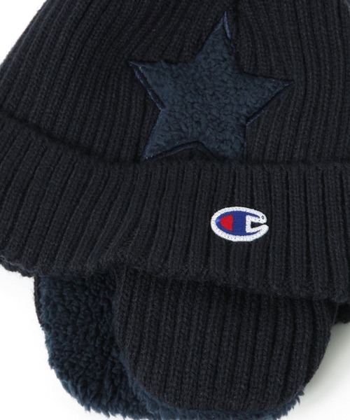 Champion（チャンピオン）の「【Champion(チャンピオン）】リブミミツキワッチ（KIDS）（ニットキャップ/ビーニー・キッズ・グリーン/ネイビー/ブルー/ブラック・FREE）」の12枚目の写真