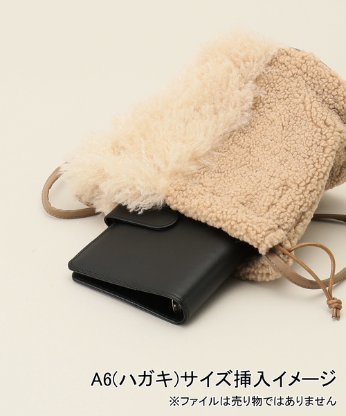 T・S・L(ティーエスエル)の「T.S.L/ティーエスエル ボア切替ショルダーバッグ(ショルダーバッグ・レディース・チャコールグレー/アイボリー・FREE)」の11枚目の写真