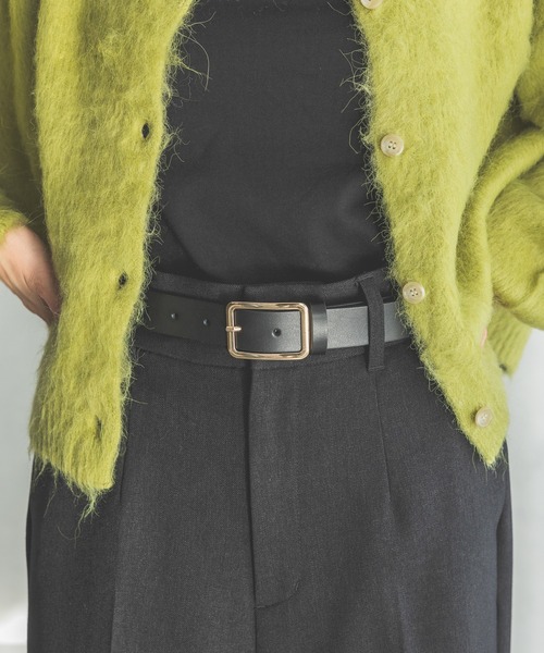 A part by（アパートバイ）の「レザースクエアベルト（ベルト・レディース・ブラウン/ブラック・FREE）」の17枚目の写真