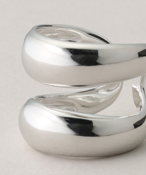 PHILIPPE AUDIBERT（フィリップ オーディベール）の「PHILIPPE AUDIBERT/フィリップ・オーディベール ダブルリング BG6312:AR（リング・レディース・シルバー・FREE）」の6枚目の写真