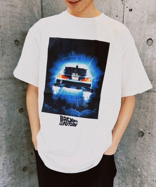 新品｜tシャツ｜バック・トゥ・ザ・フューチャー｜マーティ｜デロリアン｜L 新品 バックトゥザフューチャー マーティ デロリアン アキラ