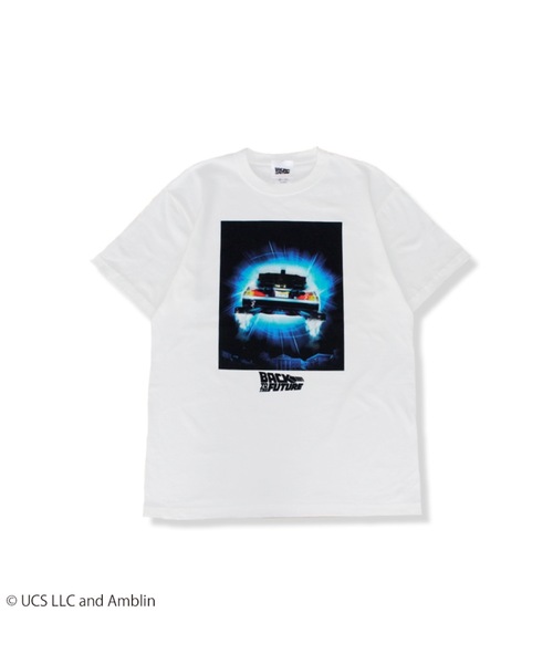 minius（ミニウス）の「『バック・トゥ・ザ・フューチャー』BACK TO THE FUTURE "DeLorean"" T-Shirt"　半袖プリントTシャツ ビックシルエット ピグメント加工 ヴィンテージライク（Tシャツ/カットソー・メンズ・チャコール/ホワイト・X-LARGE/LARGE/MEDIUM）」の10枚目の写真