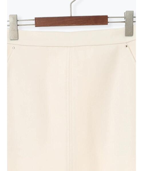 Te chichi（テチチ）の「メルトンジャージトラペーズスカート（スカート・レディース・オフホワイト/ネイビー/モカ・S/M）」の19枚目の写真