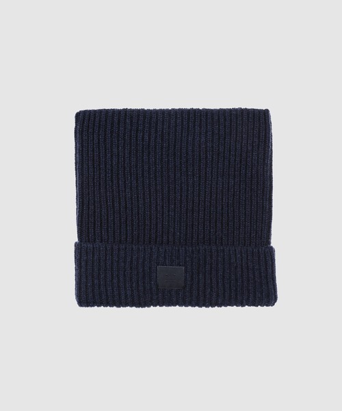 Acne Studios（アクネストゥディオズ）の「FA-UX-HATS000234（ニットキャップ/ビーニー・メンズ・オートミール/ネイビー/グレイッシュベージュ・ONE SIZE）」の5枚目の写真
