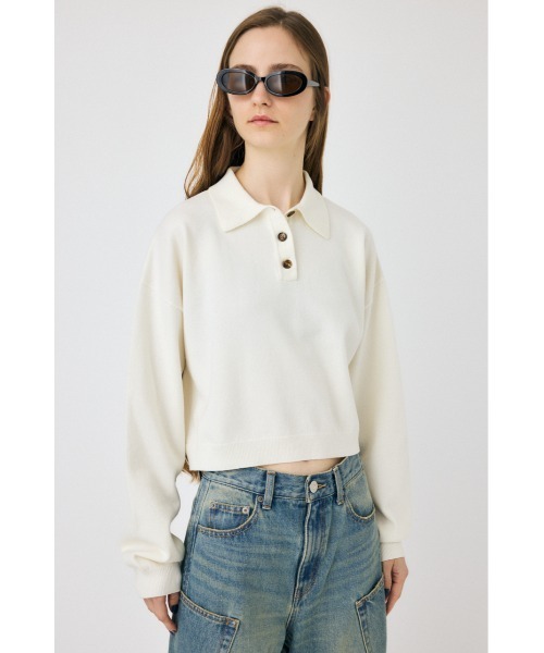 BOXY ニットポロ（ニット/セーター）｜MOUSSY（マウジー）