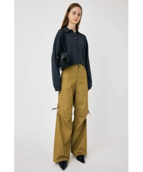 MOUSSY（マウジー）の「BOXY ニットポロ（ニット/セーター）」 - WEAR