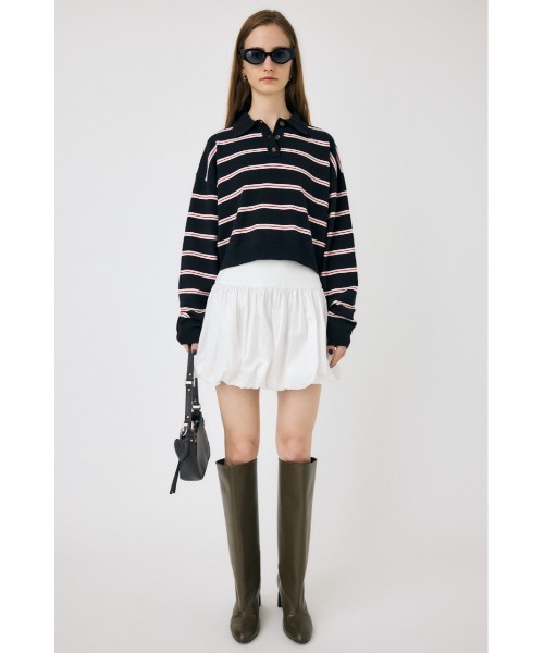 MOUSSY（マウジー）の「BOXY ニットポロ（ニット/セーター）」 - WEAR