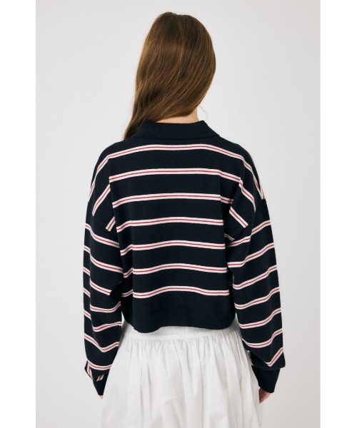 MOUSSY（マウジー）の「BOXY ニットポロ（ニット/セーター）」 - WEAR