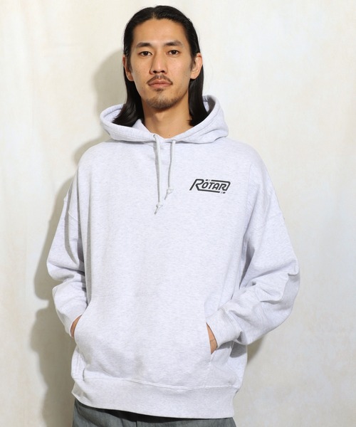 ROTAR(ローター)の「Bullet LOGO Big PO PARKA(パーカー・メンズ・ブラック/アッシュグレー/グリーン系その他・MEDIUM/LARGE/X-LARGE)」の4枚目の写真