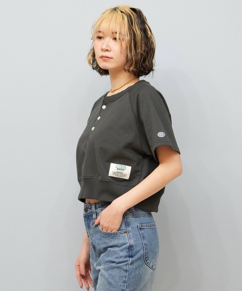 DISCUS ATHLETIC(ディスカス アスレチック)の「DISCUS ATHLETIC/ディスカスアスレチック スウェットTシャツ/セットアップ 5287-5607(Tシャツ/カットソー・レディース・オートミール/スミクロ/ライトブルー・M/L)」の6枚目の写真