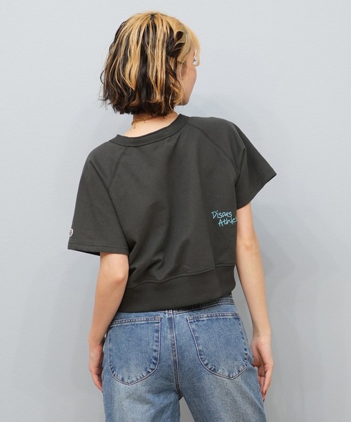 DISCUS ATHLETIC(ディスカス アスレチック)の「DISCUS ATHLETIC/ディスカスアスレチック スウェットTシャツ/セットアップ 5287-5607(Tシャツ/カットソー・レディース・オートミール/スミクロ/ライトブルー・M/L)」の7枚目の写真