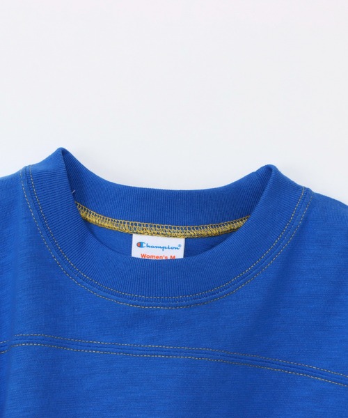 Champion(チャンピオン)の「【Champion/チャンピオン】レディース ショートスリーブTシャツ(Tシャツ/カットソー・レディース・ブルー系その他2/ブルー系その他3/イエロー系その他3/ライトホワイト・LARGE/MEDIUM)」の22枚目の写真