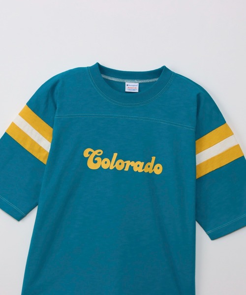 tシャツ Champion/チャンピオン 別注 FOOTBALL TEE レディース Champion/チャンピオン 別注 FOOTBALL TEE（Tシャツ／カットソー