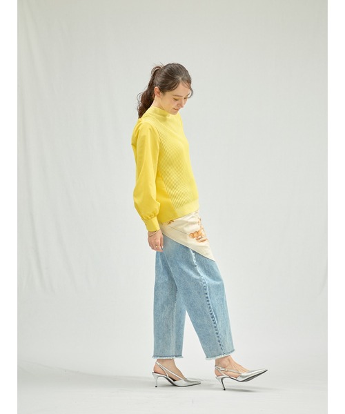 DOLLUPOOPS（ドールアップウップス）の「2WAYニット×ブラウストップス（シャツ/ブラウス・レディース・オフホワイト/ブラック/イエロー・38）」の12枚目の写真