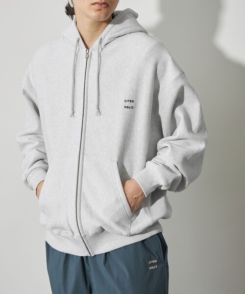 ＜CITEN＞ヒュージリバースジップアップフーディ―（パーカー）｜CITEN（シテン）