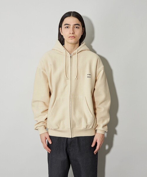 ＜CITEN＞ヒュージリバースジップアップフーディ―（パーカー）｜CITEN（シテン）