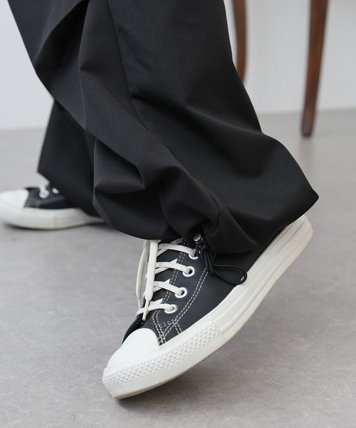 BLUEEAST（ブルーイースト）の「サイドリボンパラシュートパンツ（カーゴパンツ・レディース・ベージュ/ホワイト/チャコールグレー/ブラック・MEDIUM）」の21枚目の写真