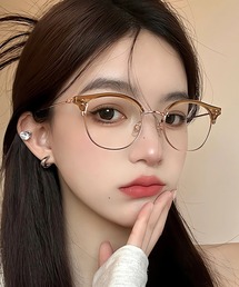 クリアレンズファッション眼鏡 アイウウェア 伊達めがね