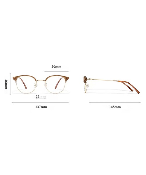 Bifrost（ビフレスト）の「クリアレンズファッション眼鏡 アイウウェア 伊達めがね（メガネ・レディース・B/C/D/F/A・FREE）」の16枚目の写真