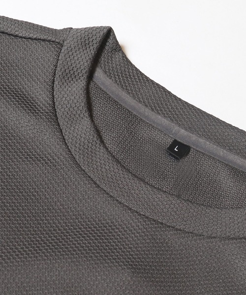 coca（coca）（コカ）の「変形ワッフルクルーネック長袖（スウェット・メンズ・ブラック/グレー・M/XL/L）」の13枚目の写真