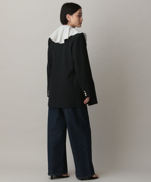 Apartby LNTサージテーラードジャケット グレージュ ジャケット Apartby LNTサージテーラードジャケット グレージュ ジャケット