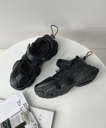 AS KNOW AS plus（アズノゥアズプラス）の「厚底 フェイクスウェードスニーカー / 厚底 リボンスニーカー（スニーカー）」