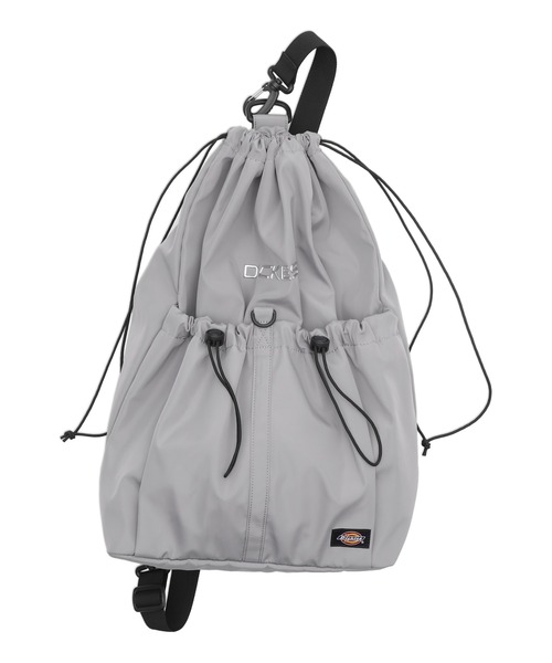 Dickies（ディッキーズ）の「∴WEGO/別注Dickies2wayナップサック（ショルダーバッグ・レディース・ホワイト/ライトグレー/ブラック・FREE）」の19枚目の写真