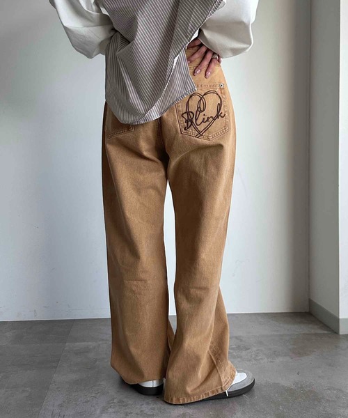 新品　Priority ミムミムデニム ハートロゴデニム【ZOZOTOWN限定アイテム】（デニムパンツ