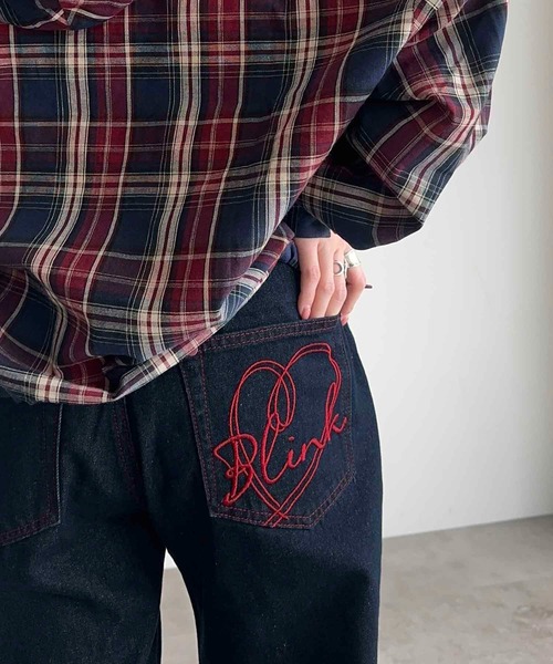 新品　Priority ミムミムデニム ハートロゴデニム【ZOZOTOWN限定アイテム】（デニムパンツ