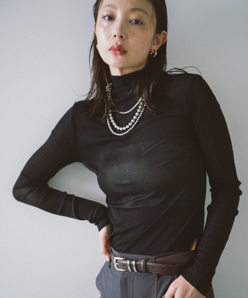 HANNE(アン)の「フェイクレザーベルト(ベルト・レディース・ブラック/ブラウン・FREE)」の3枚目の写真