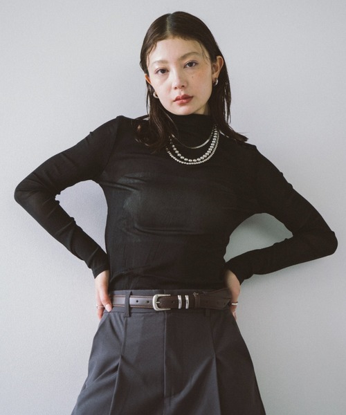 HANNE(アン)の「フェイクレザーベルト(ベルト・レディース・ブラック/ブラウン・FREE)」の13枚目の写真