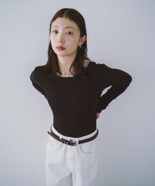 HANNE(アン)の「フェイクレザーベルト(ベルト・レディース・ブラック/ブラウン・FREE)」の6枚目の写真