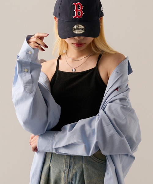 MAGASIN DE MODE Onjna(マガジンデモードオンジェナ )の「【MAGASIN DE MODE Onjna】Glitter back cross camisole / ラメバッククロス カップ付きキャミソール DTK(キャミソール・レディース・ブラック/オフホワイト/シルバー/ブラウン・FREE)」の5枚目の写真