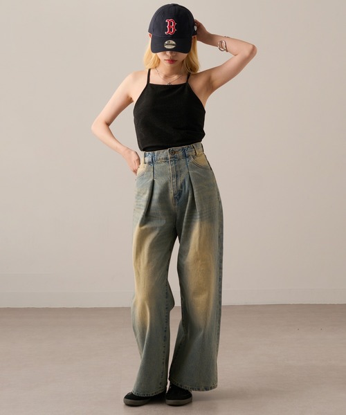 MAGASIN DE MODE Onjna(マガジンデモードオンジェナ )の「【MAGASIN DE MODE Onjna】Glitter back cross camisole / ラメバッククロス カップ付きキャミソール DTK(キャミソール・レディース・ブラック/オフホワイト/シルバー/ブラウン・FREE)」の11枚目の写真