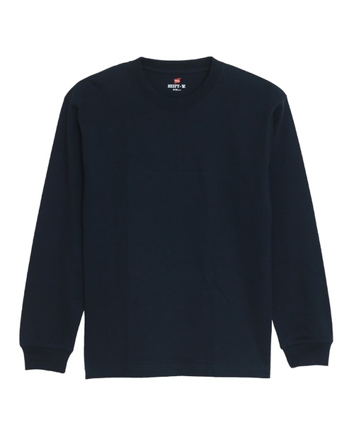 HANES(ヘインズ)の「Hanes/ヘインズ BEEFY L/S T-SHIRT Tシャツ(Tシャツ/カットソー・メンズ・ホワイト/ブラック/グレー/ネイビー・M/L/XL/S)」の17枚目の写真