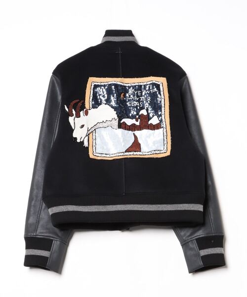 SHINYAKOZUKA（シンヤコヅカ）の「【SHINYAKOZUKA】 VERSITY（スタジャン・メンズ・ブラック・MEDIUM）」の16枚目の写真