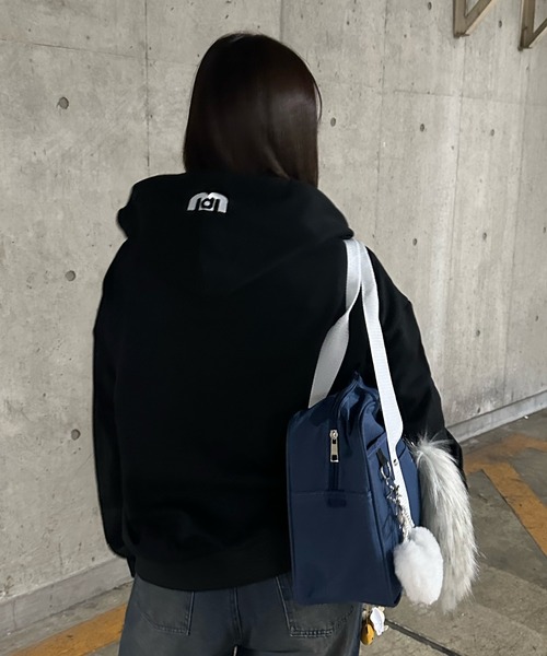 shrita（シュリータ）の「【ワールドペガサス×SHRITAコラボ】ダブルジップパーカー（その他アウター・キッズ・パープル/ピンク/ブラック・M/L/S）」の6枚目の写真