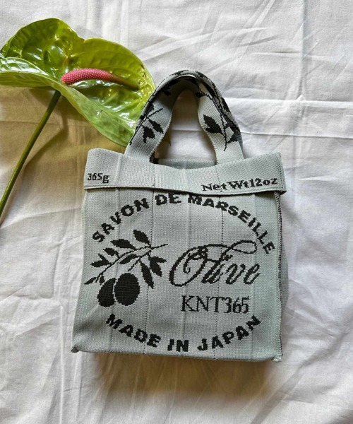 KNT365(ケイエヌティサンロクゴ)の「Co-Knitty Olive(ハンドバッグ・レディース・グリーン/ベージュ・FREE)」の1枚目の写真