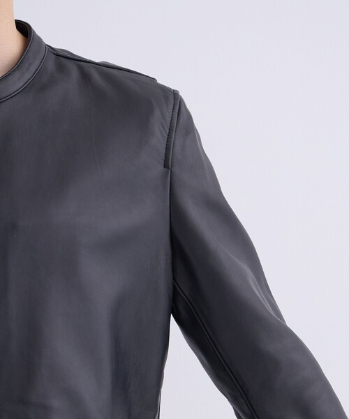 セール】ラムレザーシングルジャケット（ブルゾン）｜UNITED TOKYO