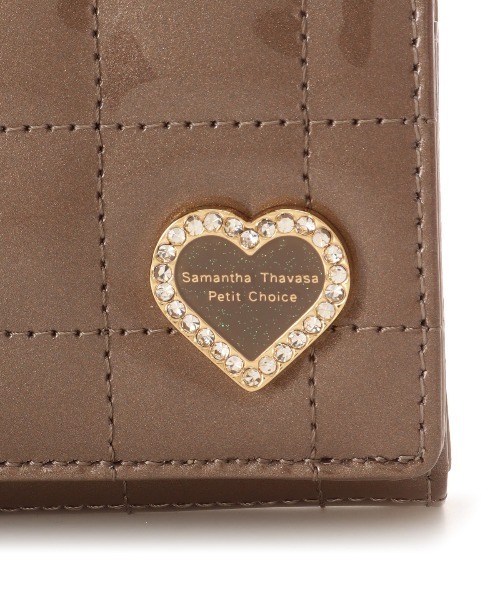 「新品＊美品」♡Samantha Thavasa ベージュエナメル皮革　折り財布 SA1780DW024991_s_thumbM.jpg
