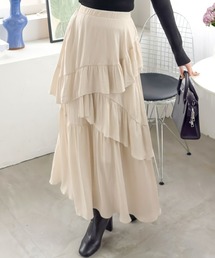 clear | ランダムフリルロングスカート[着回し力万能]≪SS新作≫(スカート)