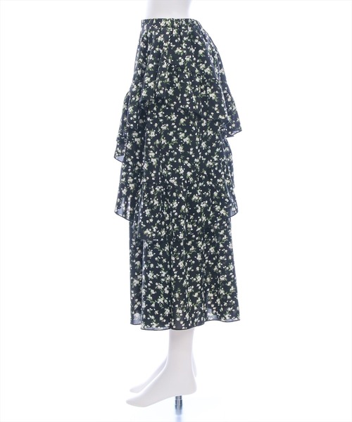 clear（クリア）の「【低身長サイズ有】ランダムフリルロングスカート[着回し抜群 大人 カジュアル]（スカート・レディース・ブラック/アイボリー/ブラック系その他・F/XS）」の17枚目の写真